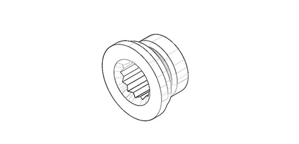 DORNBRACHT Anschluss ERSATZTEILE 09290502010 D. 18,5 x 11 mm, 0929050201090 Galeriebild 1
